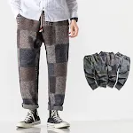 Casual wollen jas in grote maten met dikke fluwelen voering, losse rechte pasvorm, perfect voor comfort en warmte. — foto 4