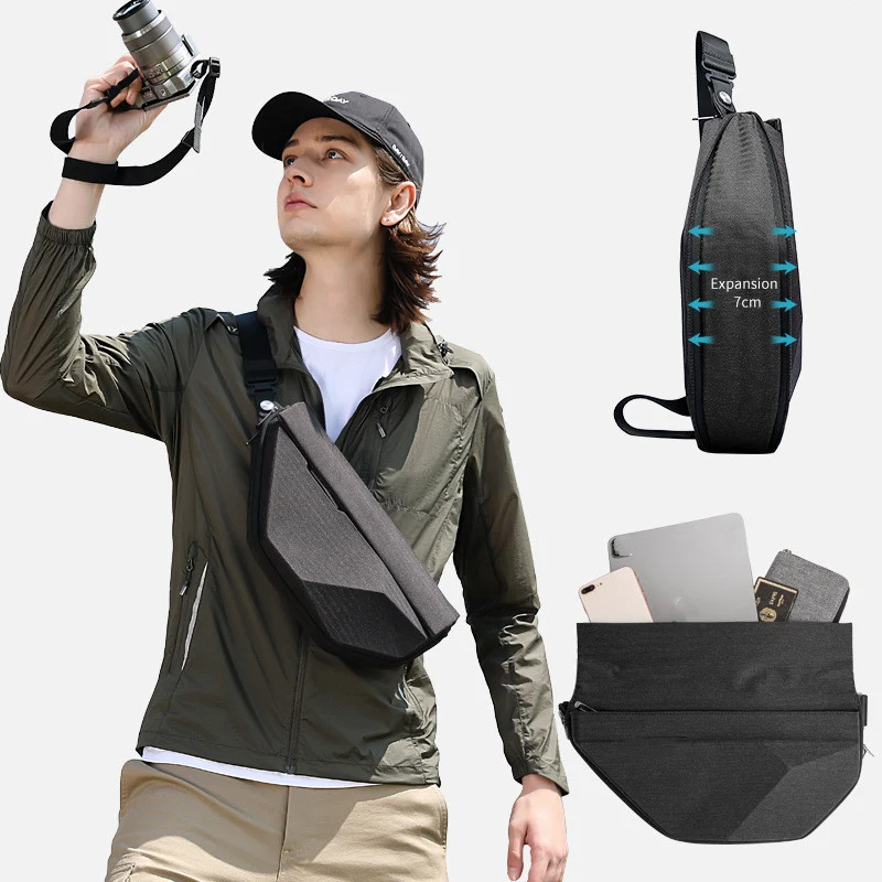 Title 4, Mens Shoulder Bag Korean Version with Diagonal...