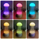3 in 1 Creative Colorful Jellyfish Lamp Bluetooth Speaker Ellyfish Speaker with Lights for Home Office. Enjoy the sound — photo 1