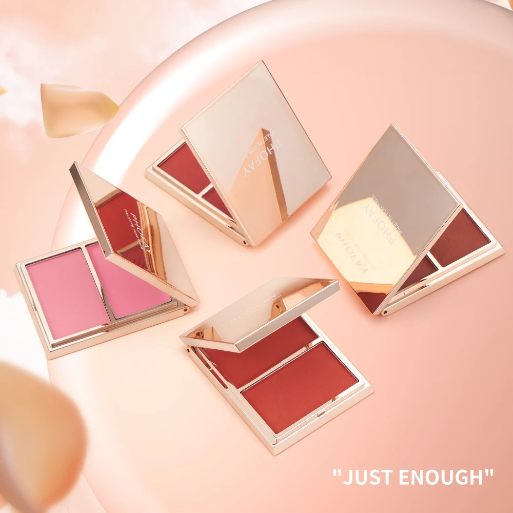 Title 5, PHOFAY Double-Take Cream & Powder Blush Duo Set...