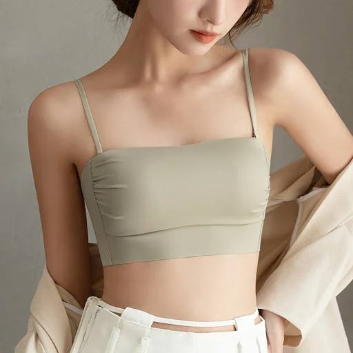 Title 5, Camisole sem costura personalizada feminina, fa...