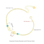 Pulseira Vazada S925 Prata Esterlina com Botão de Clipe - Crie sua pulseira de berloques personalizada, elegante e com estilo único — foto 4