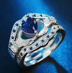Anel de diamante Love exagerado Joia — foto 8