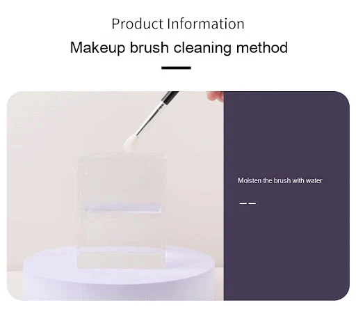 Title 5, Peach Soap Pad Puff makyaj fırçası temizleme ap...