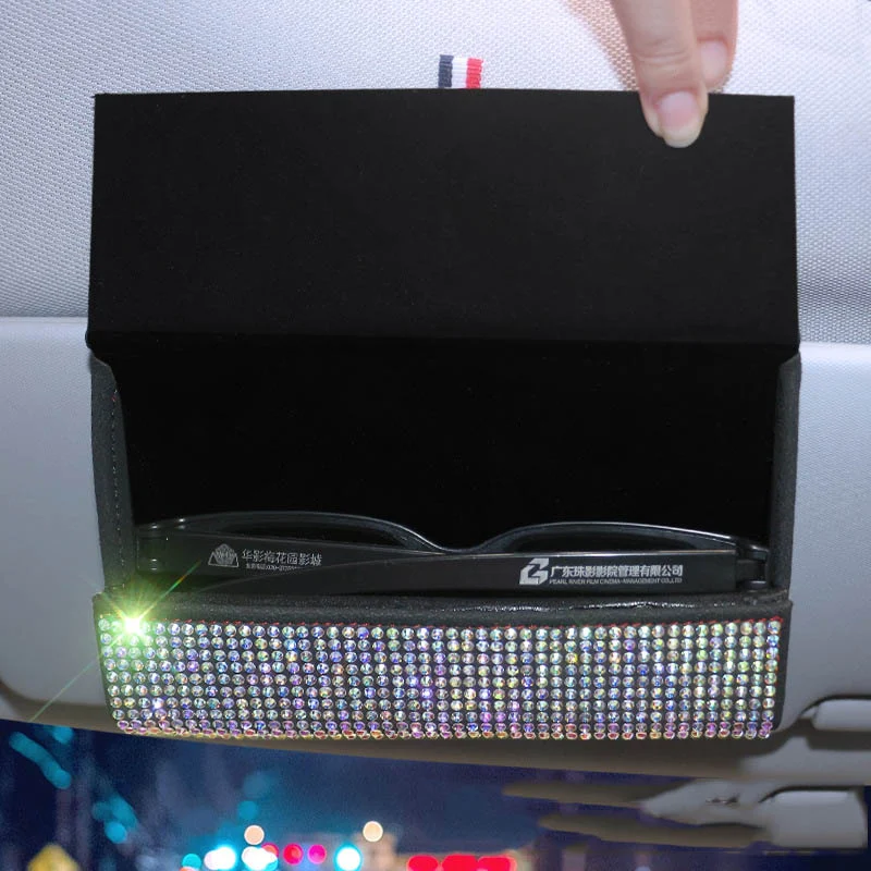 Multifunctional Glasses Case For Diamond-Encrusted Car Protect and organize your glasses and more with style and securit — photo 2