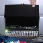 Multifunctional Glasses Case For Diamond-Encrusted Car Protect and organize your glasses and more with style and securit — photo 2