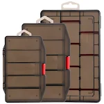 Caixa de Acessórios para Iscas Kit Micro Pesca em Riachos Maleta de Iscas Caixa de Pesca. Leve, portátil e ideal para pesca eficiente. — foto 6