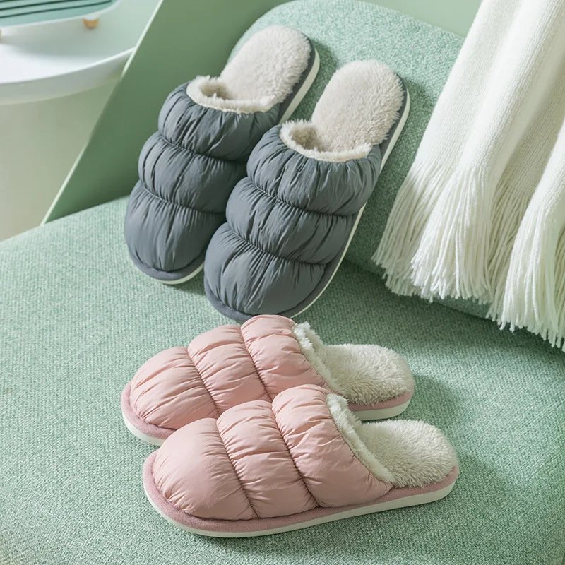 Title 6, Womens Feather Cotton Slippers, Household Warm...
