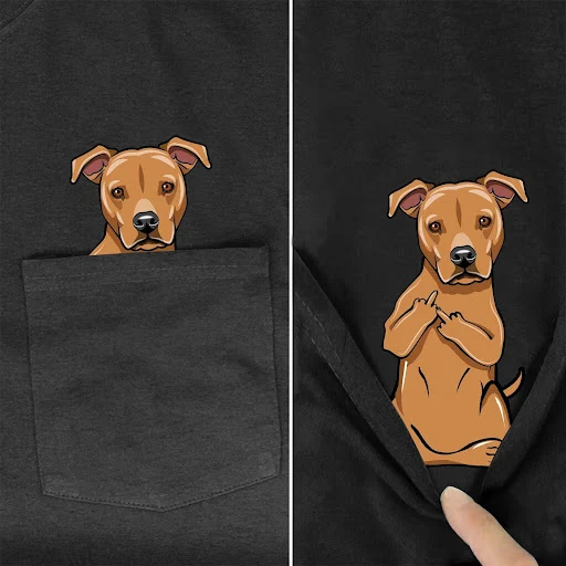 Title 6, T-shirt da uomo Fashion Brand Summer Pocket Des...