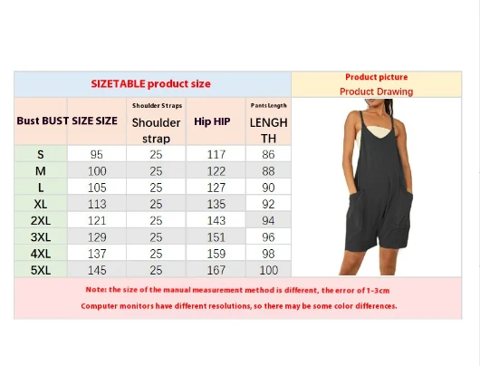 Title 1, Womens Casual Zipper Pocket Jumpsuit Overalls