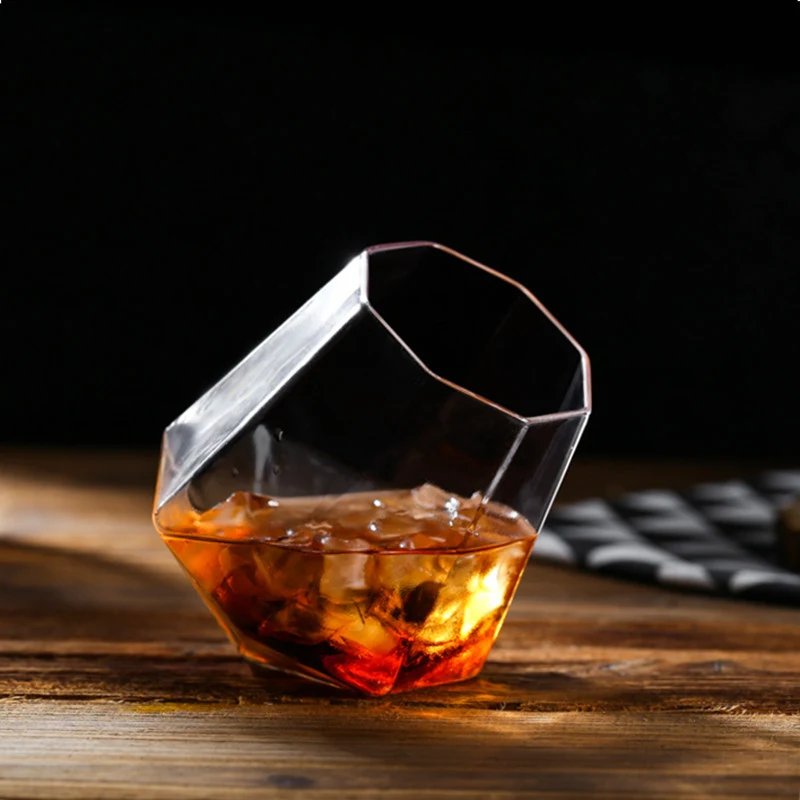 Title 3, Handmade Shake Whiskey Glass Enjoy perfectly mi...