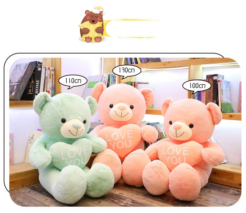 Urso de Pelúcia Grande Leisure Love para Abraçar e Dormir, Pelúcia Enorme como Almofada de Abraço para Crianças e Adultos. — foto 2
