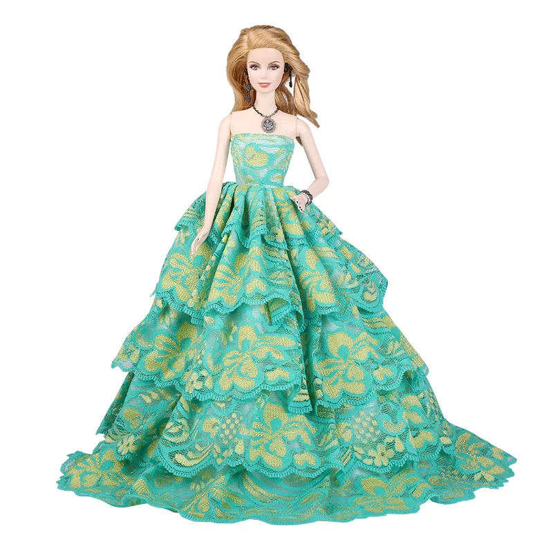 Title 5, 30cm High-end Melaleuca Wedding Dress Up Doll C...
