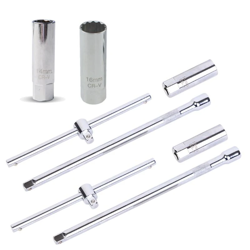 Title 1, Chrome Vanadium Steel Three-Section Spark Plug ...