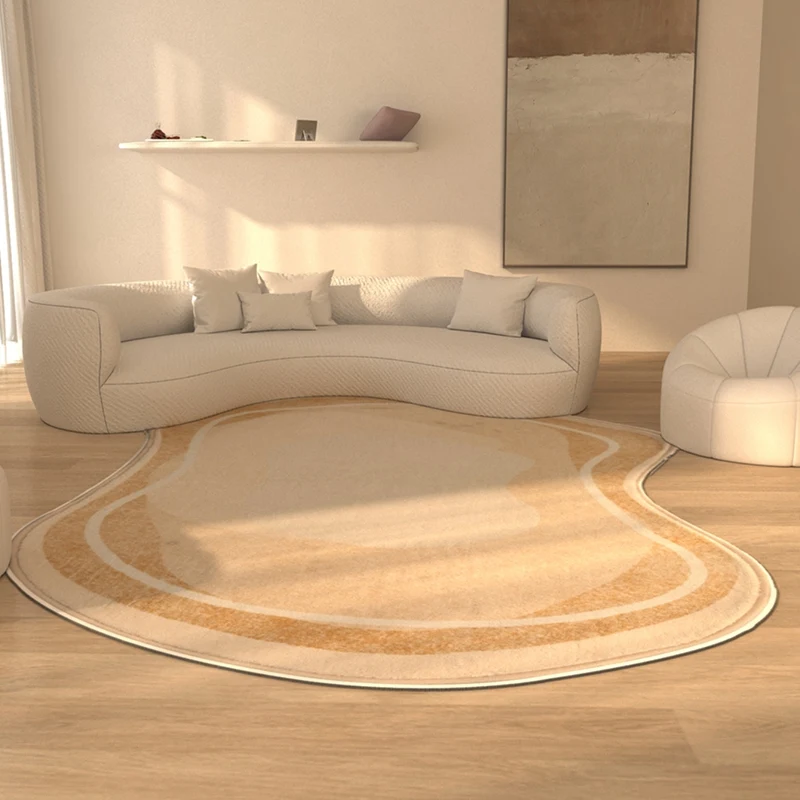 Title 5, Cashmere Floor Mat Nordic Light Luxury Irregula...