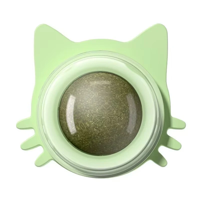 Catnip Ball Wall Mount Edible Rotating, provides stimulation and entertainment for cats, promotes play and healthy chewi — photo 10