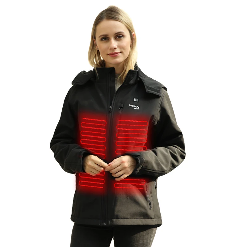 USB Heated Jacket Men's and Women's Waterproof Instant Warmth for Cold Weather Rechargeable and Safe Comfortable and Ver — photo 3