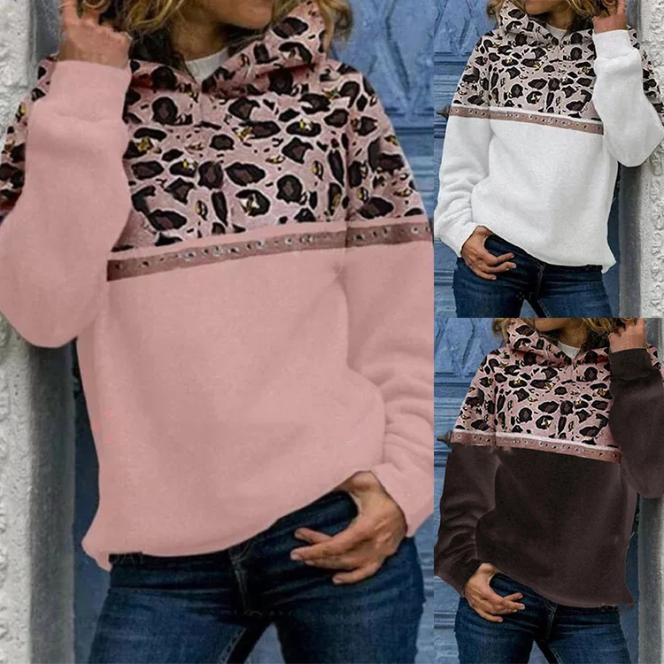 Title 3, Damen-Hoodie mit Herbst-Winter-Print Gemütliche...