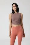 Women's Side Waist Pleated Pullover Sports Vest perfect for workout and fitness, breathable and comfortable, ideal for a — photo 3