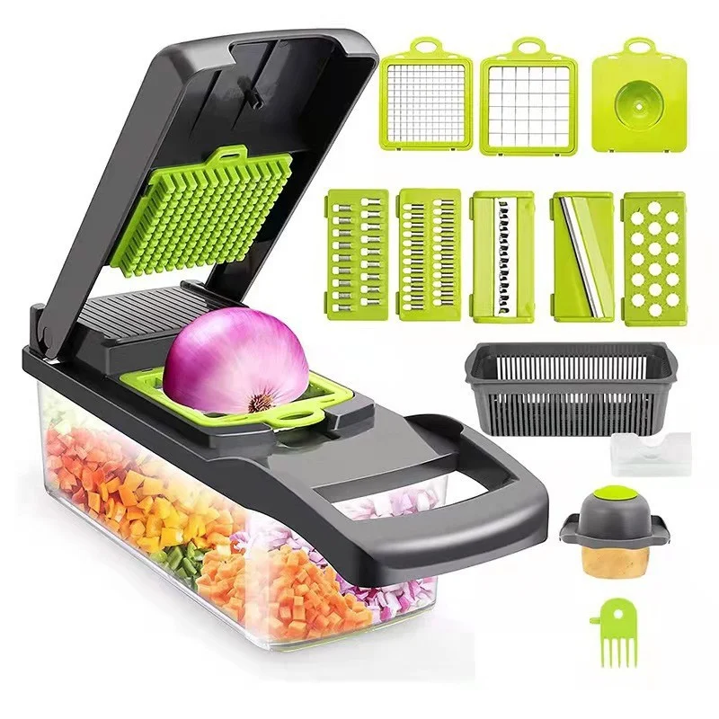 Chopping Artifact Multifunctional Cutter Ding Shredded Potatoes – Easily slice, dice, and shred your potatoes. A must ha — photo 1