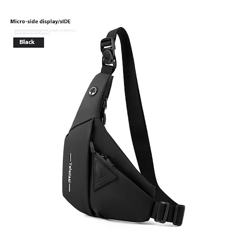 Title 15, Bolsa de ombro masculina peitoral. Compacta, di...