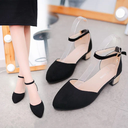 Title 7, Low-toe mid-heel sandals for women. Enjoy all-d...