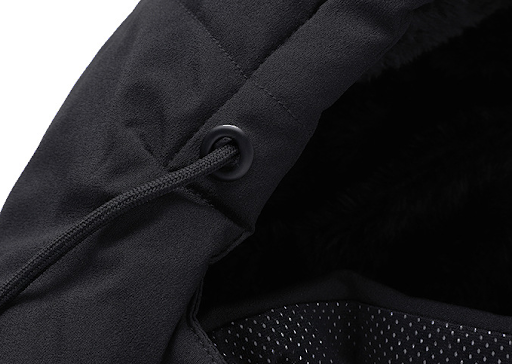 Title 3, Short Cotton Jacket with Detachable Hood Everyd...