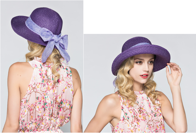 Title 3, Womens straw hat for summer sunshade, Korean s...