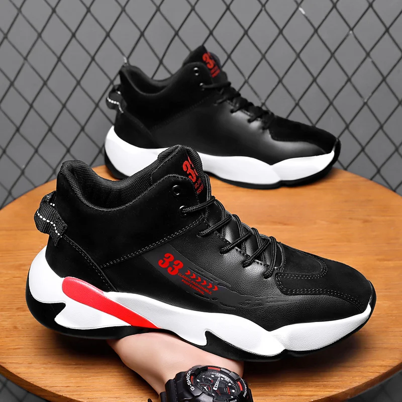 Heren Hardloop Basketbal Sportschoenen Casual. Comfortabele en stijlvolle schoenen voor sport en dagelijks gebruik. Perfecte pasvorm en duurzaam ontwerp. — foto 1