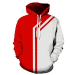 Moletom 3D com transferência térmica masculino, conforto e estilo. Design moderno e respirável, ideal para o inverno, perfeito para o frio e aquecido. — foto 7