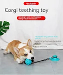 Dog toy food dropping ball, teeth cleaning molar rod brushing for healthy gums, fresher breath, playtime, and rewarding — photo 8