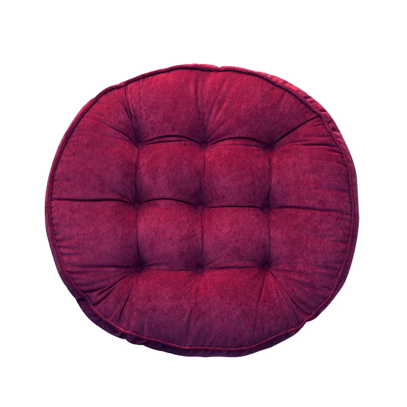 Title 5, Solid color corduroy padded cushion offering co...