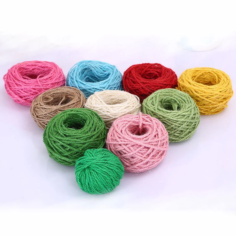 Colorful hemp rope for crafting, decoration, and DIY projects. Strong, eco-friendly, and versatile for a wide range of c — photo 3