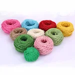 Colorful hemp rope for crafting, decoration, and DIY projects. Strong, eco-friendly, and versatile for a wide range of c — photo 3