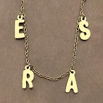 Colar Feminino de Moda com Letras ERAS em Inglês — foto 8
