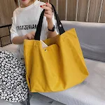 Bolsa Tote Feminina Lona Nova Moda. Ideal para uso diário, compras ou trabalho. Design moderno e espaçoso, perfeita para suas necessidades. — foto 5