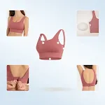 Sutiã de yoga esportivo europeu e americano com costas bonitas, à prova de choque, com efeito push-up, perfeito para corrida e fitness. — foto 2