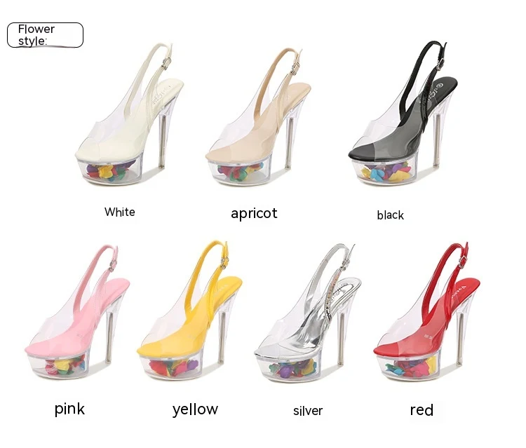 High Heel Platform Shoes, 15CM Heels, Car Model Slippers for a stylish and elevated look. Experience confidence and impr — photo 3