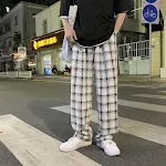 Heren Casual Losse Rechte Ruitbroek Veelzijdige Broek voor Mannen Comfortabele Mode voor Elke Dag Ideaal te Combineren — foto 1