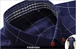 Camisa xadrez masculina de manga curta, casual e versátil. Conforto e estilo para o dia a dia, ideal para diversas ocasiões informais. — foto 2
