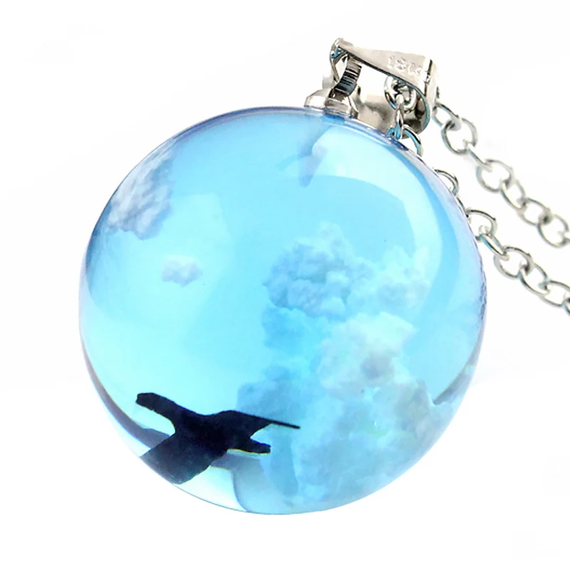 Baiyun Colar Resina Time Time Clavicle Chain Clavicle — foto 14