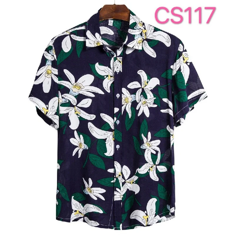 Title 4, Youth Fashion Printed Casual Short-sleeved Shir...