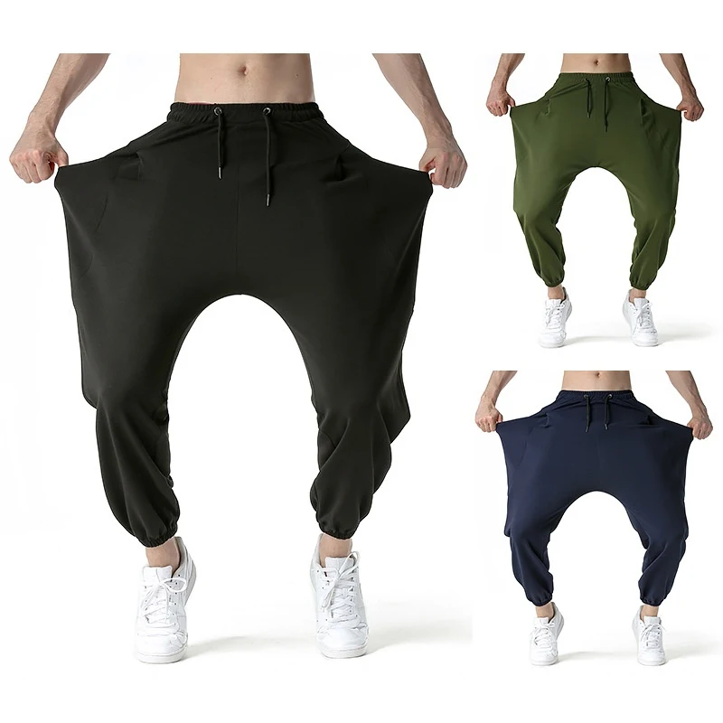 Men's Big Pocket Harem Hot Baggy Sports Pants, Comfortable and Stylish, Perfect for Exercise, Running, and Casual Wear. — photo 5