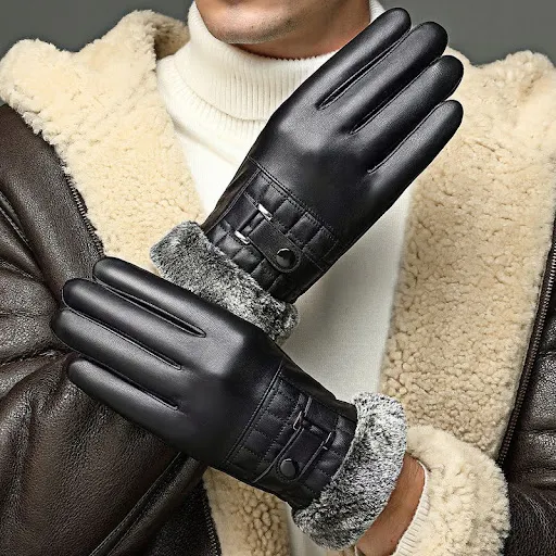 Title 9, Herren Lederhandschuhe wasserdicht touchscreenf...