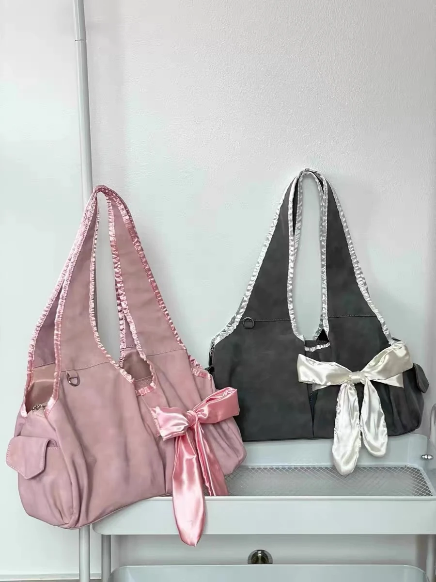 Title 5, Bolsa de Ombro Feminina com Laço 2024