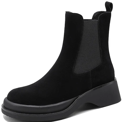 Title 5, Womens Autumn Leather Muffin Platform Martin B...