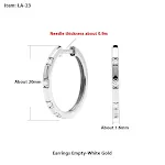 LA23 White Gold Color