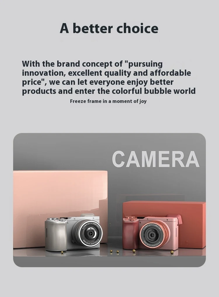Macchina Bolle di Sapone a Fotocamera Giocattolo per Bambini Automatico Regalo, Crea Bolle all'Istante, Facile da Usare, Divertimento Assicurato! — foto 2