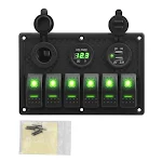 Panel de Carga USB para Conversión de RV Tipo Barco Carga Rápida y Segura para Dispositivos Móviles en tu Autocaravana o Camper — foto 2