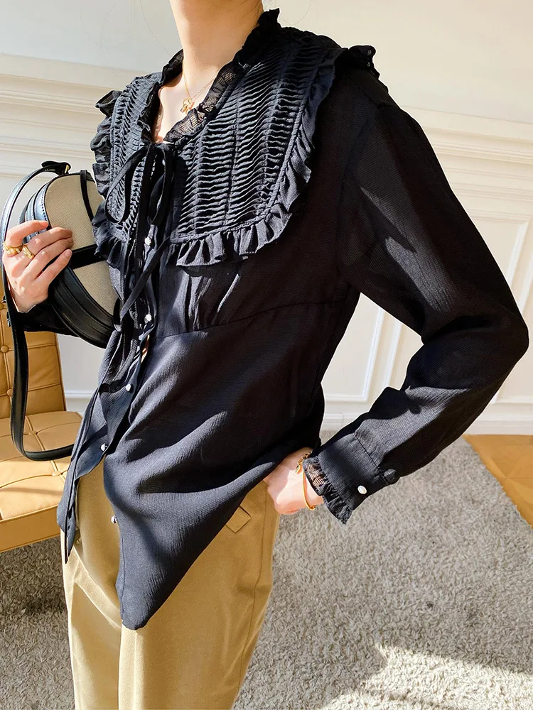 Title 3, South Korea Tencel Shirt Womens Spring Design ...